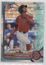 2022 Bowman 1st Edition Sky Blue Foil Eduardo Lopez #BPPF-134 0zw1