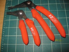 Ez Red Pistol Grip Pliers Lot 6kwp 8kwp Bent Needle Nose Used Xlnt Ez Red Pistol Grip Pliers Lot 6kwp 8kwp Bent Needle Nose Used Xlnt