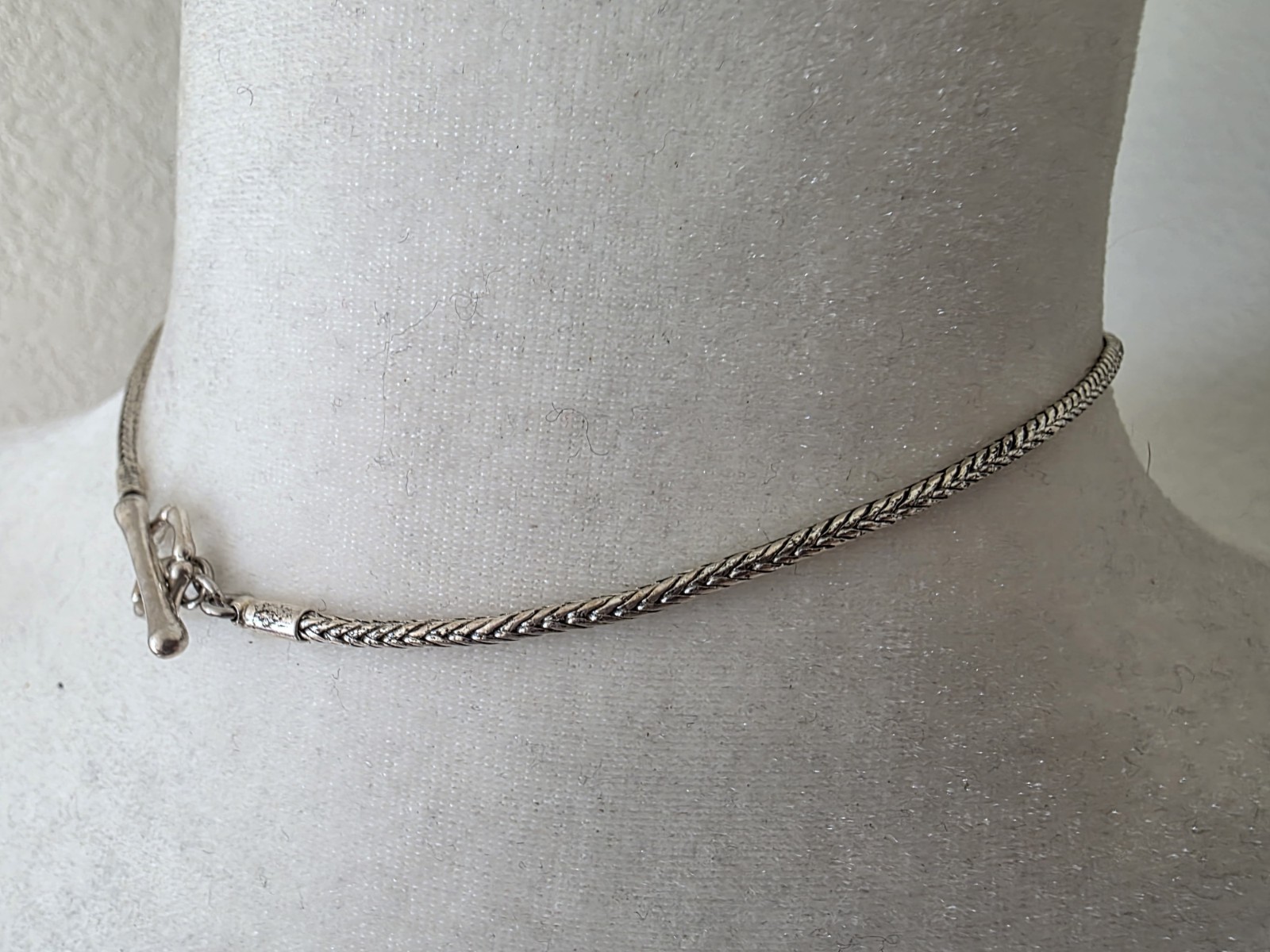 Rectangle Pendant Silver Tone Abalone Necklace Bl… - image 4