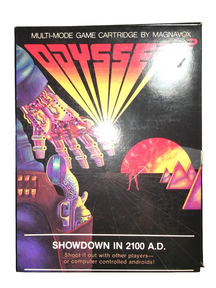 Magnavox Odyssey 2 RARE! SHOWDOWN IN 2100 AD SHOOTER Retro Game Complete In Box - Image 4 of 4