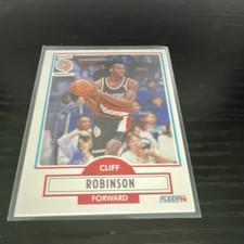 Fleer 1990-91 Fleer Clifford Robinson #159 Portland Trail Blazers NBA Base