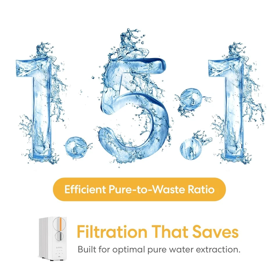 Brio SIMPL Tankless RO Undersink Filtration System 600GPD Model: TROM600STD NEW! - Image 4 of 4