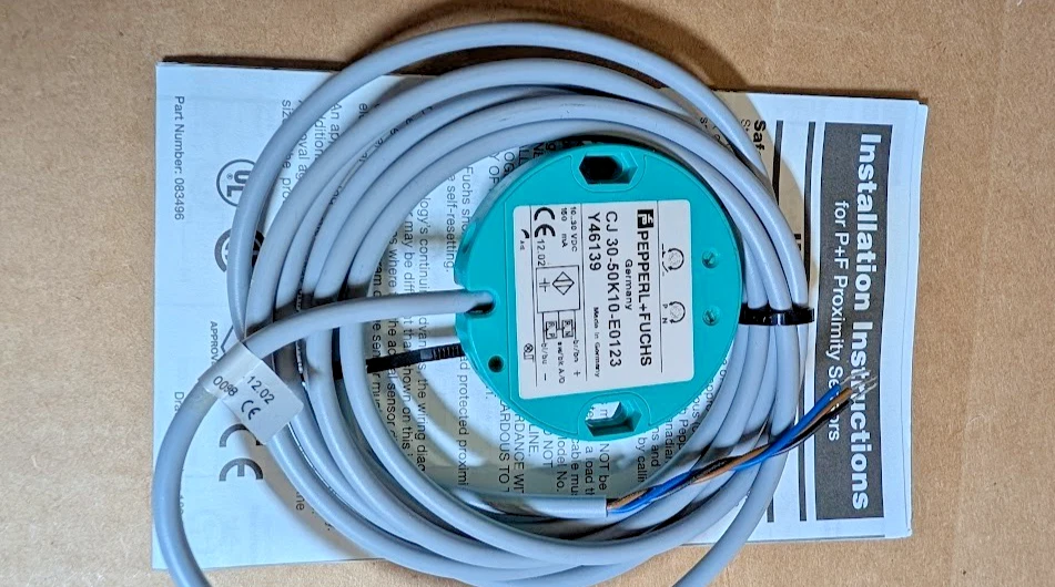 Pepperl+Fuchs CJ30-50K10-E0123-Y46139 Capacitive Proximity Sensor, NO/NC (New) - Image 3 of 4