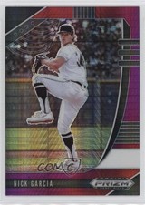 2020 Panini Prizm Draft Picks Red & Purple Hyper Prizm Nick Garcia #PDP79 7eo