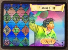 Marcus Flint Harry Potter Quidditch Cup TCG #14/80 Holo Foil