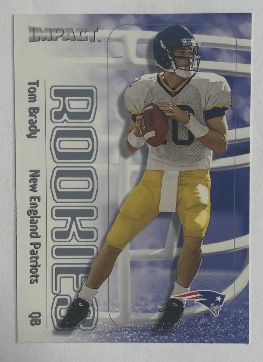 2000 Skybox Impact Tom Brady Rookie #27