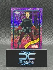 2025 TOPPS CHROME MARVEL PURPLE SHIMMER REFRACTOR #124 BUCKY BARNES /75