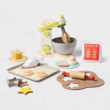 Baking Play Set 27-Piece Toy Kitchen, Plastic  Wood, Ages 3 