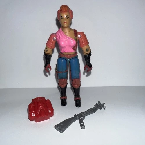 1986 Hasbro G.I.Joe Dreadnok Zarana Vintage Action Figure 100% Complete
