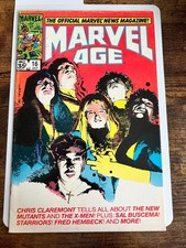 MARVEL AGE #16 JULY CHRIS CLAREMONT TELLS ALL ABOUT THE NEW MUTANTS 35¢