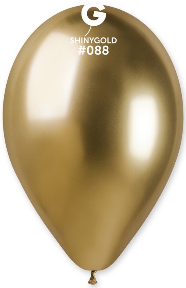 Gemar 088 Shiny Gold 33cm 13 Inch 50 Stück GB120 Latex Luftballons