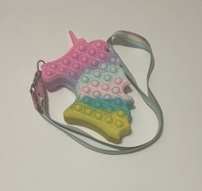 Girls Unicorn Pop It Purse