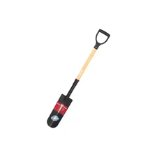 12-Gauge Drain Spade with 44.5 In. Hardwood Handle and Poly D-Grip