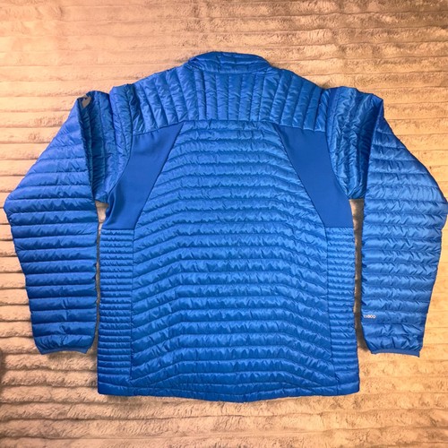 Eddie Bauer Coat Mens Medium Blue Microtherm 2.0 Down Jacket First Ascent Blue - Picture 16 of 16