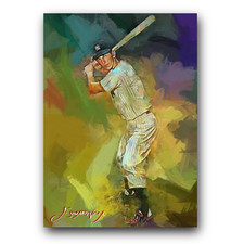 Billy Martin #55 Art Card Limited 43/50 Edward Vela Signed (New York Yankees)