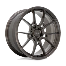 1 New 20x10.5 Niche T111 Kanan Brushed Candy Smoke 5X112 ET35