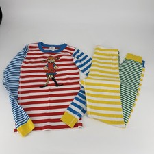 RARE Hanna Andersson Pippi Longstocking colorful cotton pajamas size 160 14 