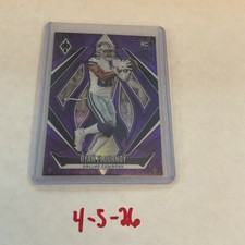 2024 Panini Football Phoenix Ryan Flournoy Purple #238 RC Dallas Cowboys