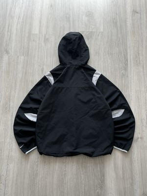 Vintage Nike Shox 1/3 Zip Balck Nylon TrackJacket Anorak Center