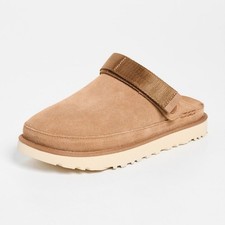 UGG Goldenstar Brown Suede Comfort Clog Slip-On Women's Shoes US 5 EU 36 UK 3