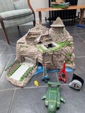 Thunderbirds Tracy Island with TBIRDs 123 & 4. & wrist communicator see video
