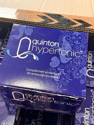 Quinton Hypertonic 30 Ampoules 10ml Sea Water Electrolytes Supplement EXP 02/29