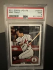 2011 Topps Update Series - Mike Trout #US175 (RC) PSA 9 Angels