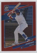2021 Panini Donruss Optic Red Prizm 50/60 Javier Baez #147 g2u