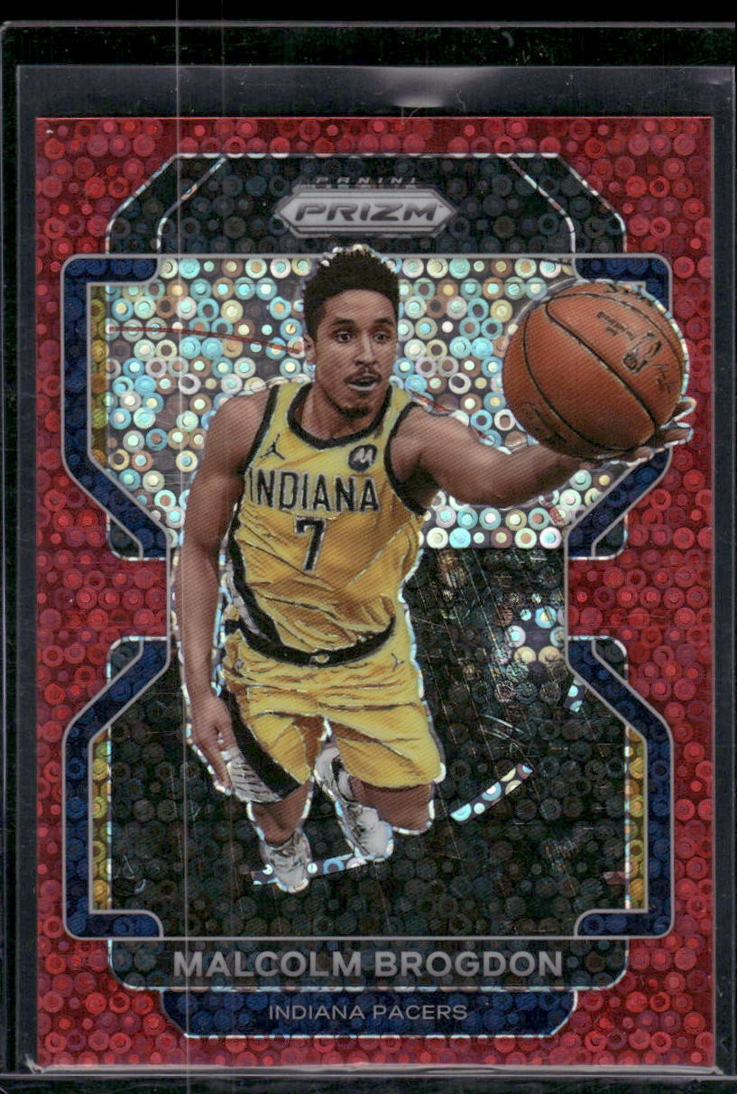 2021-22 Panini Prizm #135 Malcolm Brogdon Fast Break Red #/100
