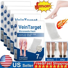 4 20 Vein Target Microneedle Patches Advanced Varicose Veins Treatment for Legs