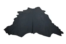 Dark Blue Leather Hide Upholstery Full Cow Hide 45 Square Feet Stunning