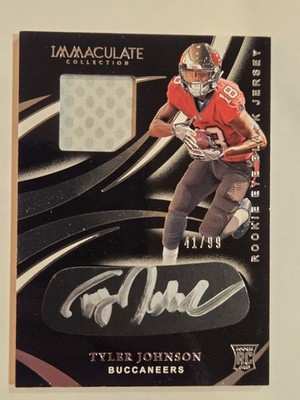 2020 Panini Immaculate - Rookie Eye Black Jersey Tyler Johnson #REB-42 /99 