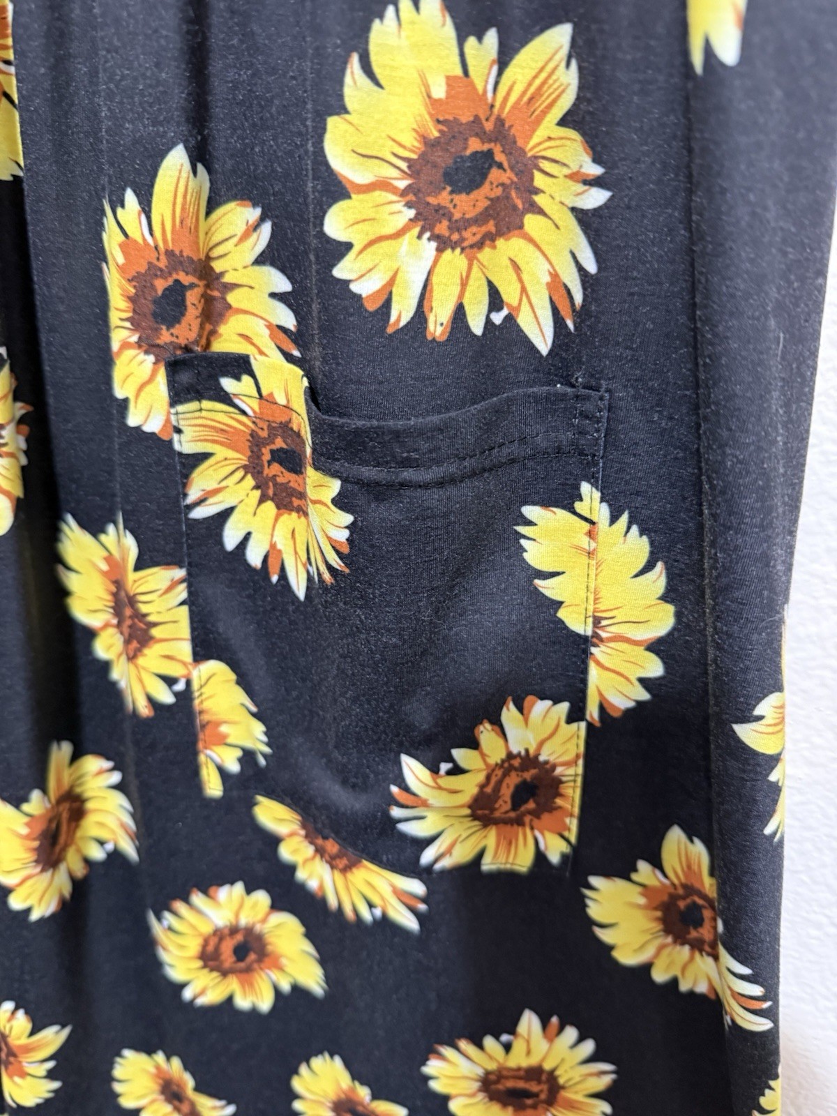 Ouges Women’s Summer Dress Black With Sunflowers … - image 4