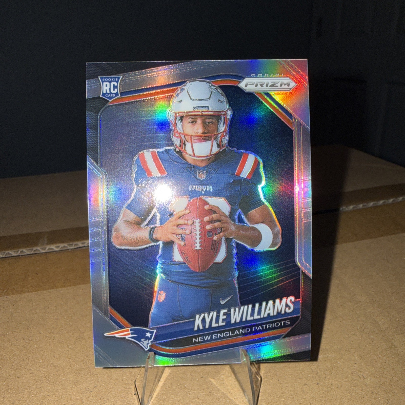 2025 Panini Prizm - Kyle Williams #428 True Silver Prizm RC Image Variation