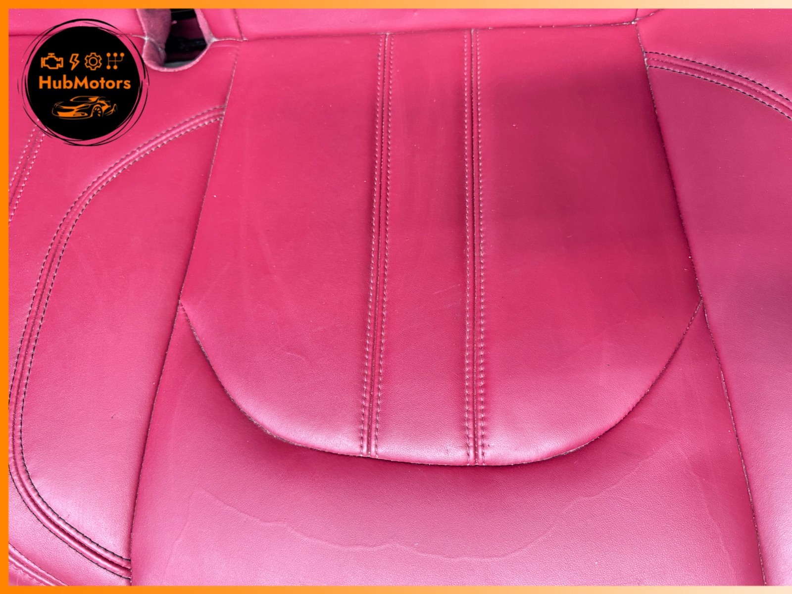 2017-2024 Maserati Levante Front Rear Seats Red Leather Interior Door Panels Set