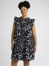 Time Tru Womens Plus Size 20 XXL Casual Dress 100% Cotton Feminine Preppy 