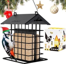 Suet Feeder for outside Hanging,Suet Bird Feeders for Outdoors,Suet Holder with