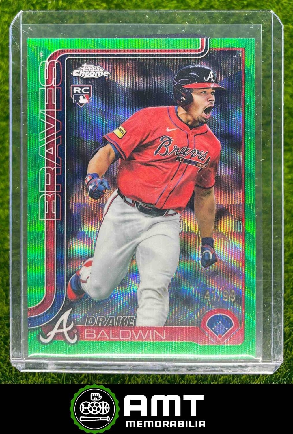 Drake Baldwin RC 2025 Topps Chrome Update 41/99 Green Wave Braves #USC96