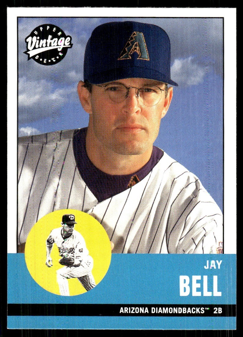 Jay Bell 2001 Upper Deck Vintage #222 Diamondbacks FREE SHIPPING StackedPacks