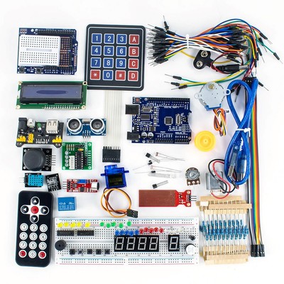 R3 Starter Kit Dive Into For Arduino Projects With 60+ Electronic Components