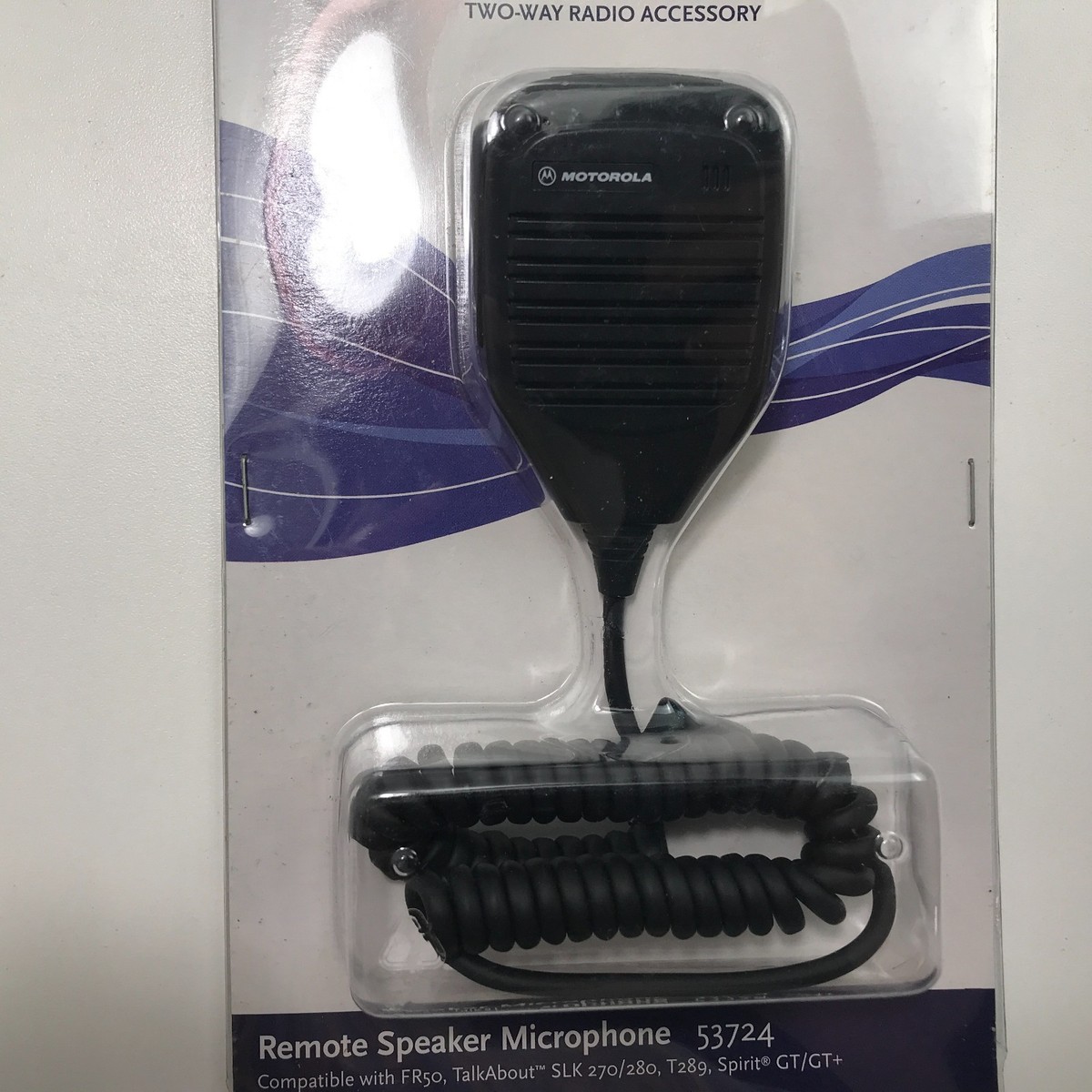 NEW Motorola 53724 Talkabout Walkie Talkie Remote Lapel Speaker