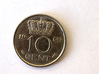Lot 5 Netherlands Coins - 1, 10, & 25 cent — photo 5