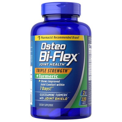 Osteo Bi-Flex Triple Strength with TURMERIC / 220 ct. / NEW / Exp 2028