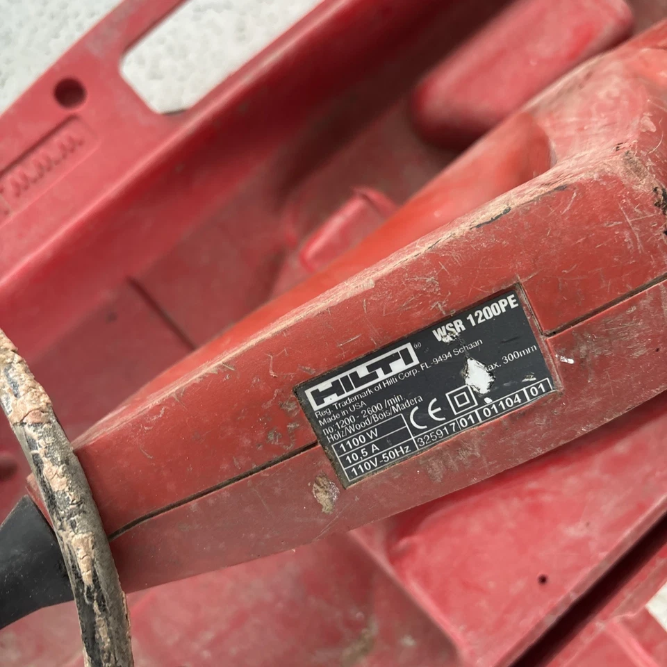 HILTI WSR-1200pe 110v Reciprocating Saw Powerful Heavy Duty Saw 4 Gear settings  - Image 4 of 4