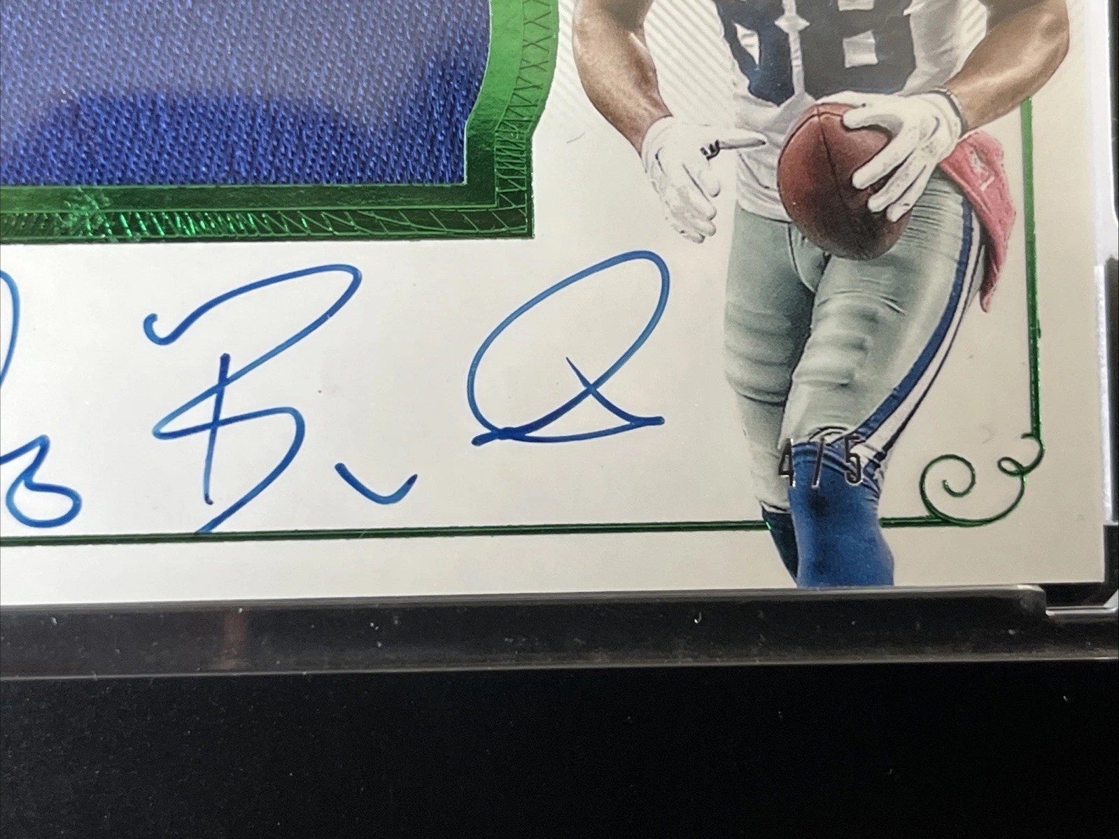 Panini 2015 Flawless Patches Autographs Dez Bryant Cowboys #PA-DZ Patch Auto 4/5 view 2