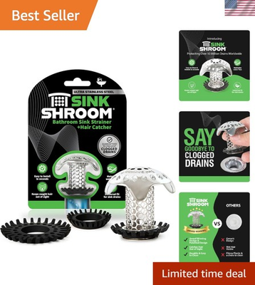 #ad Eco Friendly Ultra Drain Protector in Stainless Steel Save on Plumber Costs $25.99