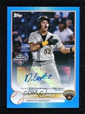 2022 Topps Pro Debut Blue Auto 89/150 Dariel Lopez #PD-25 Auto 04tw