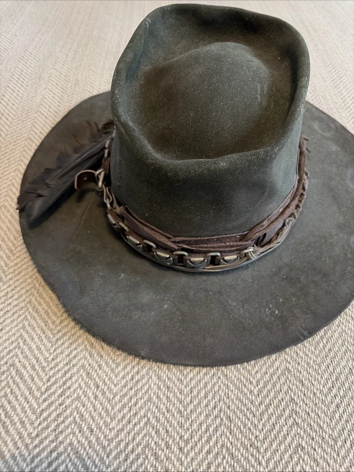 Sombrero personalizado en castor talla 60 cm en verde Foto 3 de 4