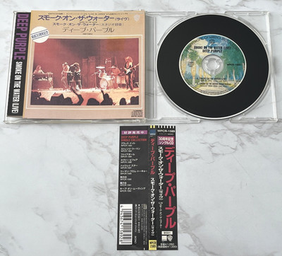 Deep Purple Smoke On The Water CD Single JAPAN IMPORT Warner WPCR-1589 w/Obi OOP