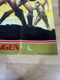 NES Nintendo - Gauntlet Tengen Manual & Poster  Authentic